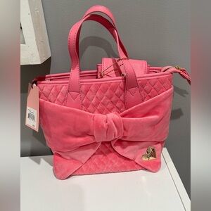 Juicy Couture Pink Quilted Tote with Bow